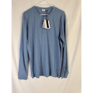 Onia Light Blue Long Sleeve NWT Size Small Men's Lightweight Crewneck Casual Top